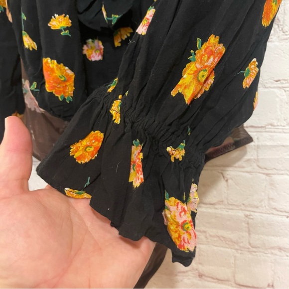 NWT FREE PEOPLE Intimately Printed Bodysuit - Picture 9 of 15